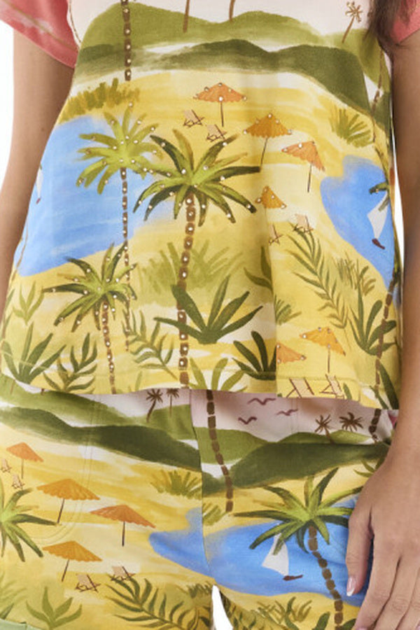 Kayla T-shirt – print hem