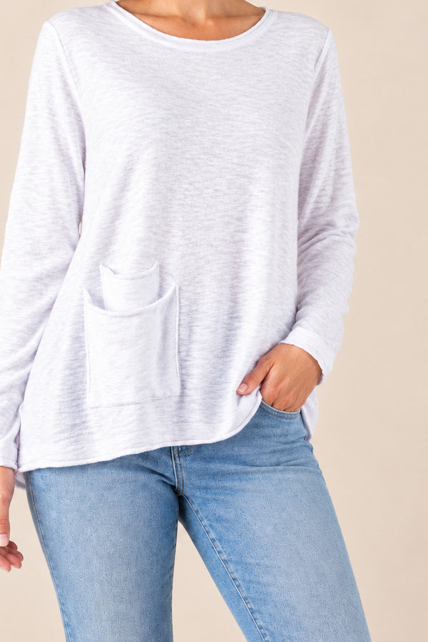 Kirsten Top White – 25-year-old model, view 4
