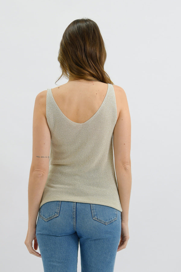 Sienna Sparkle Knit Top – back